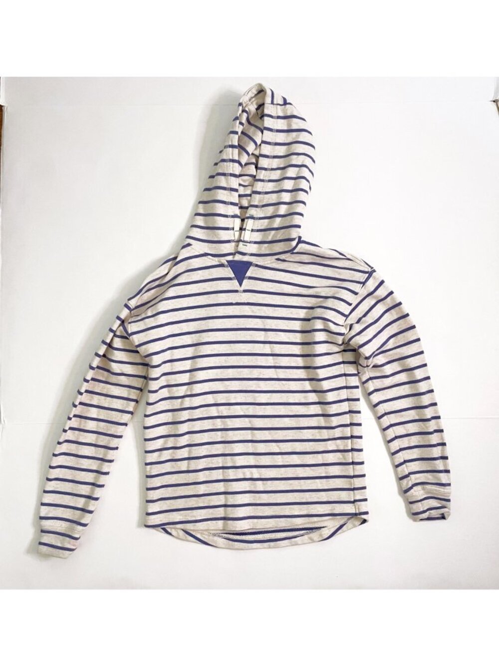Mini Boden Striped Hoodie, Size 9/10